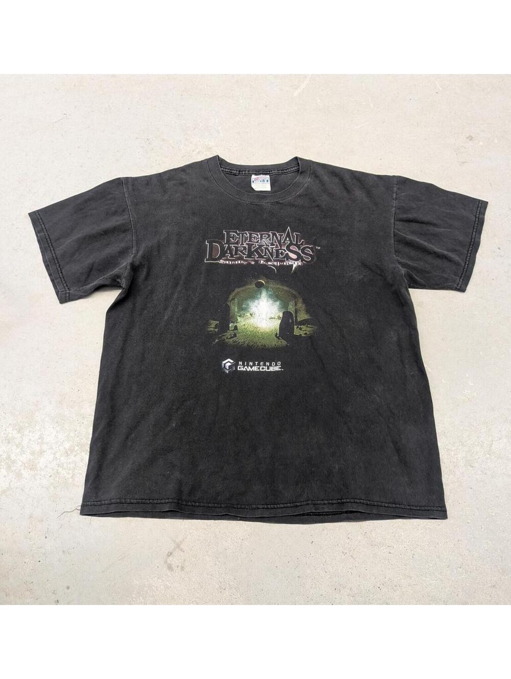 Vintage Y2K Eternal Darkness Game Cube Canada Promo T-shirt